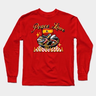 Peace, Love and Paella Long Sleeve T-Shirt